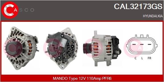 Casco CAL32173GS Alternator CAL32173GS