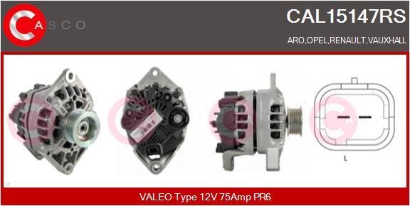 Casco CAL15147RS Alternator CAL15147RS