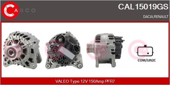 Casco CAL15019GS Alternator CAL15019GS