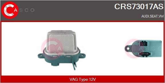 Casco CRS73017AS Resistor, interior blower CRS73017AS