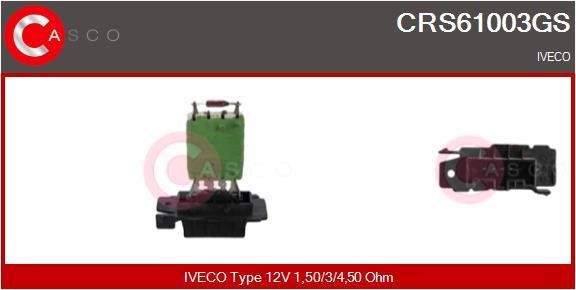 Casco CRS61003GS Resistor, interior blower CRS61003GS