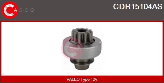 Casco CDR15104AS Pinion, starter CDR15104AS