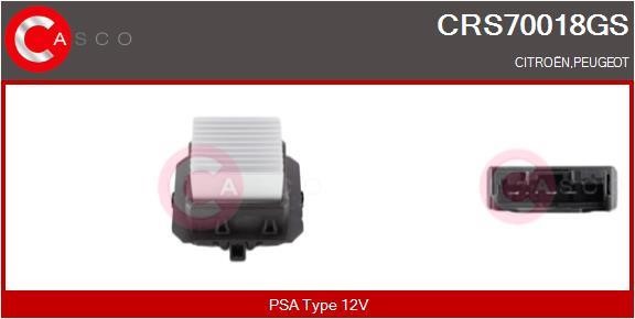 Casco CRS70018GS Resistor, interior blower CRS70018GS