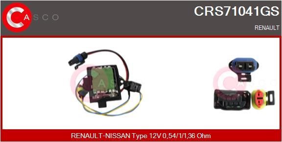 Casco CRS71041GS Resistor, interior blower CRS71041GS