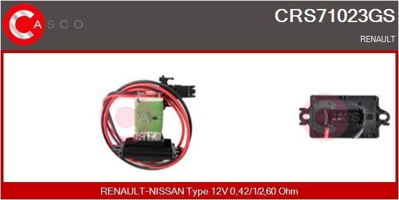 Casco CRS71023GS Resistor, interior blower CRS71023GS
