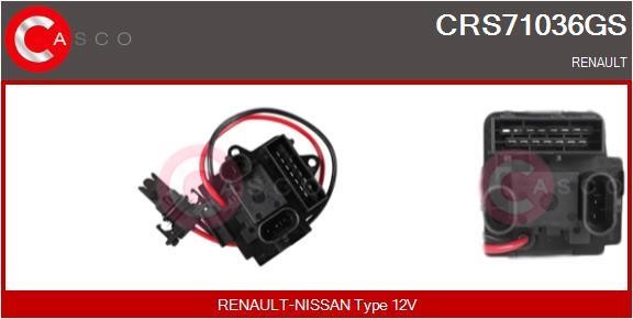 Casco CRS71036GS Resistor, interior blower CRS71036GS