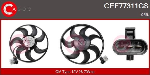 Casco CEF77311GS Hub, engine cooling fan wheel CEF77311GS