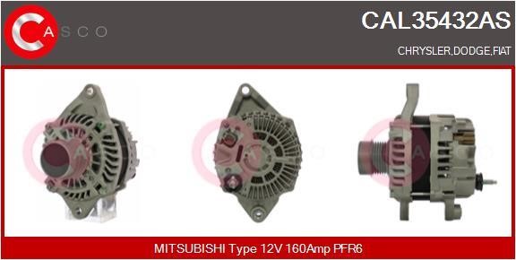 Engine alternator Fiat Freemont: CAL35432AS Casco Alternator