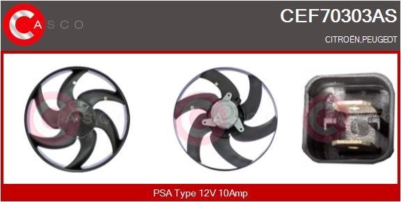 Casco CEF70303AS Hub, engine cooling fan wheel CEF70303AS