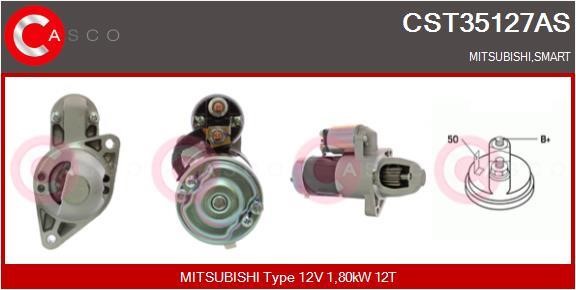 Starter motor Smart: CST35127AS Casco Starter