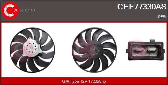 Casco CEF77330AS Hub, engine cooling fan wheel CEF77330AS
