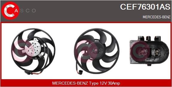 Casco CEF76301AS Hub, engine cooling fan wheel CEF76301AS