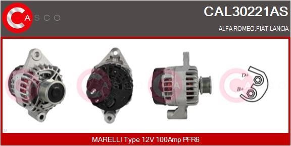 Alternator Alfa Romeo 159: CAL30221AS Casco Alternator