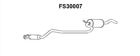 Faurecia FS30007 Middle Silencer FS30007