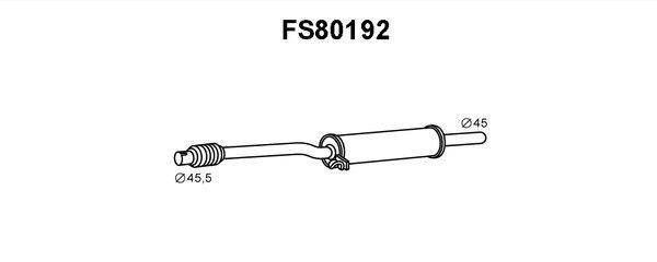 Faurecia FS80192 Middle Silencer FS80192