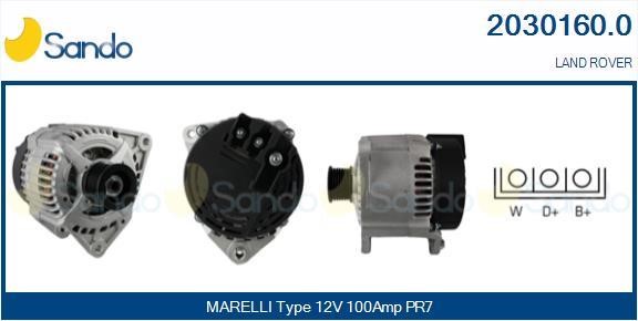 Sando 2030160.0 Alternator 20301600