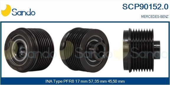 Sando SCP90152.0 Belt pulley generator SCP901520