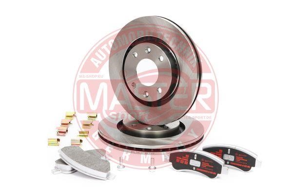 Master-sport 202201940 Front ventilated brake discs with pads, set 202201940