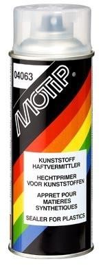 04063 Motip Spray primer for plastic transparent, 400 ml