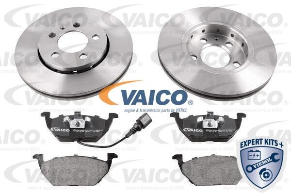 Vaico V1090001 Front ventilated brake discs with pads, set V1090001