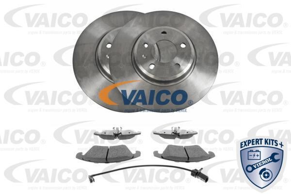 Vaico V10-7350 Front ventilated brake discs with pads, set V107350