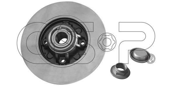 GSP 9230146K Rear brake disc, non-ventilated 9230146K