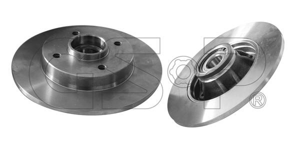 GSP 9230146 Rear brake disc, non-ventilated 9230146