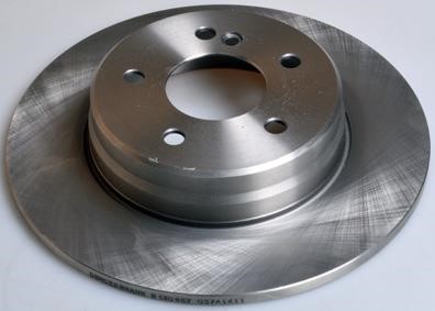 Denckermann B130557 Rear brake disc, non-ventilated B130557
