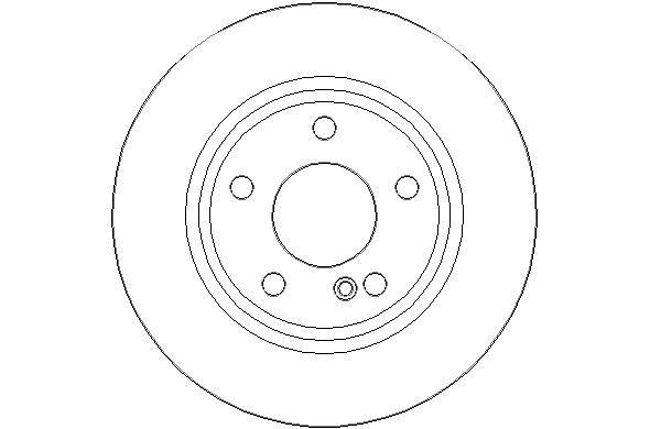 National NBD1888 Rear brake disc, non-ventilated NBD1888