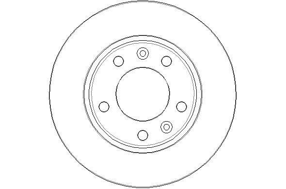 National NBD1872 Rear brake disc, non-ventilated NBD1872
