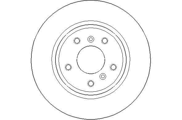 National NBD1884 Rear brake disc, non-ventilated NBD1884