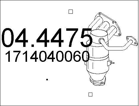 Mts 044475 Catalytic Converter 044475