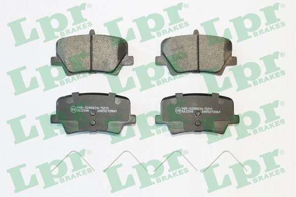 LPR 05P2061 Brake Pad Set, disc brake 05P2061
