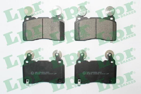 LPR 05P2114 Brake Pad Set, disc brake 05P2114