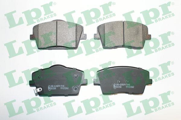 LPR 05P2062 Brake Pad Set, disc brake 05P2062