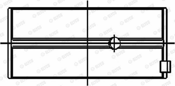 Glyco 71-4281 STD Connecting rod bearings, pair, standard 714281STD