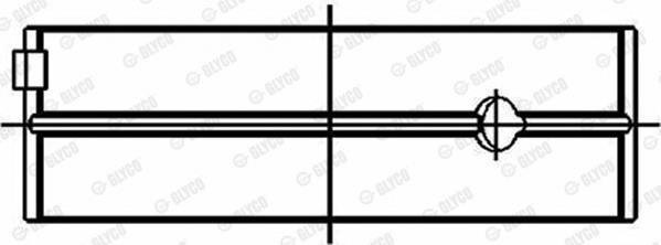 Glyco 72-4550 STD Crankshaft bushings 724550STD