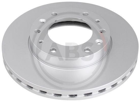 ABS 18748 Front brake disc ventilated 18748