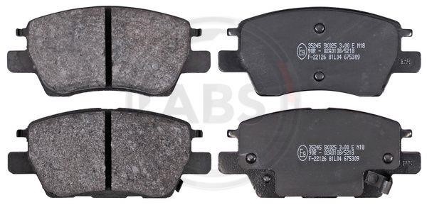ABS 35245 Brake Pad Set, disc brake 35245
