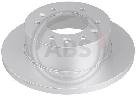 ABS 18749 Rear brake disc, non-ventilated 18749