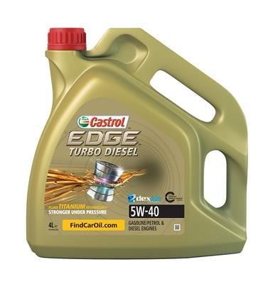 1535BA Castrol Engine Oil Castrol Edge Titanium FST Edge Turbo Diesel Titanium 5W-40, 4 l