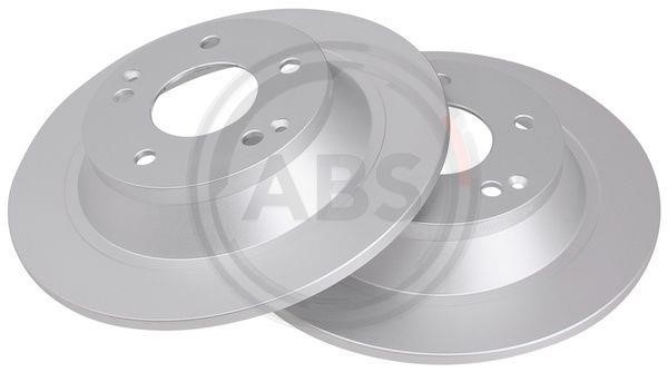 ABS 18708 Unventilated front brake disc 18708