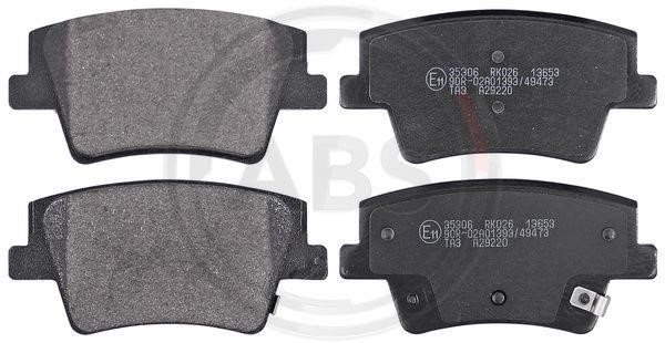 ABS 35306 Brake Pad Set, disc brake 35306