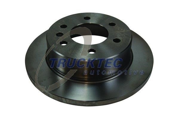 Trucktec 02.35.587 Rear brake disc, non-ventilated 0235587