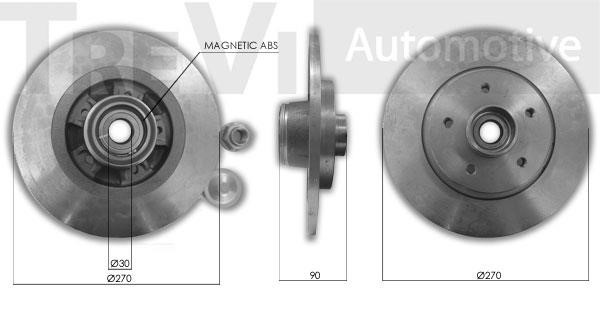 Trevi automotive WB2290 Wheel bearing kit WB2290