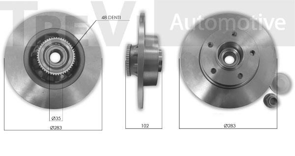 Trevi automotive WB2292 Wheel bearing kit WB2292