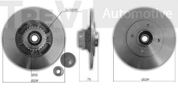 Trevi automotive WB2294 Wheel bearing kit WB2294