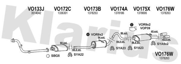  960081U Exhaust system 960081U