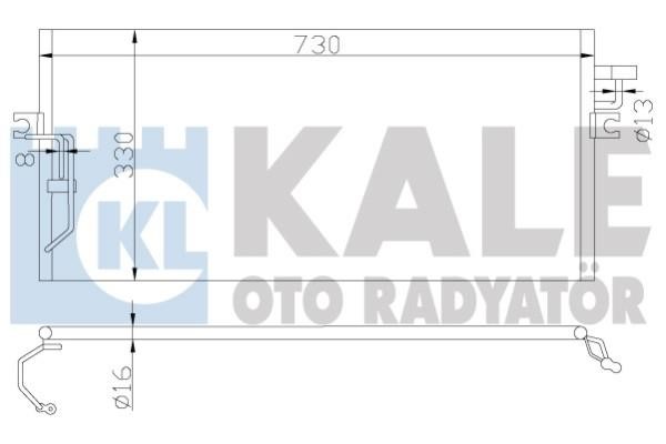 Kale Oto Radiator 388500 Cooler Module 388500