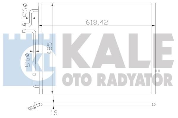 Kale Oto Radiator 381300 Cooler Module 381300